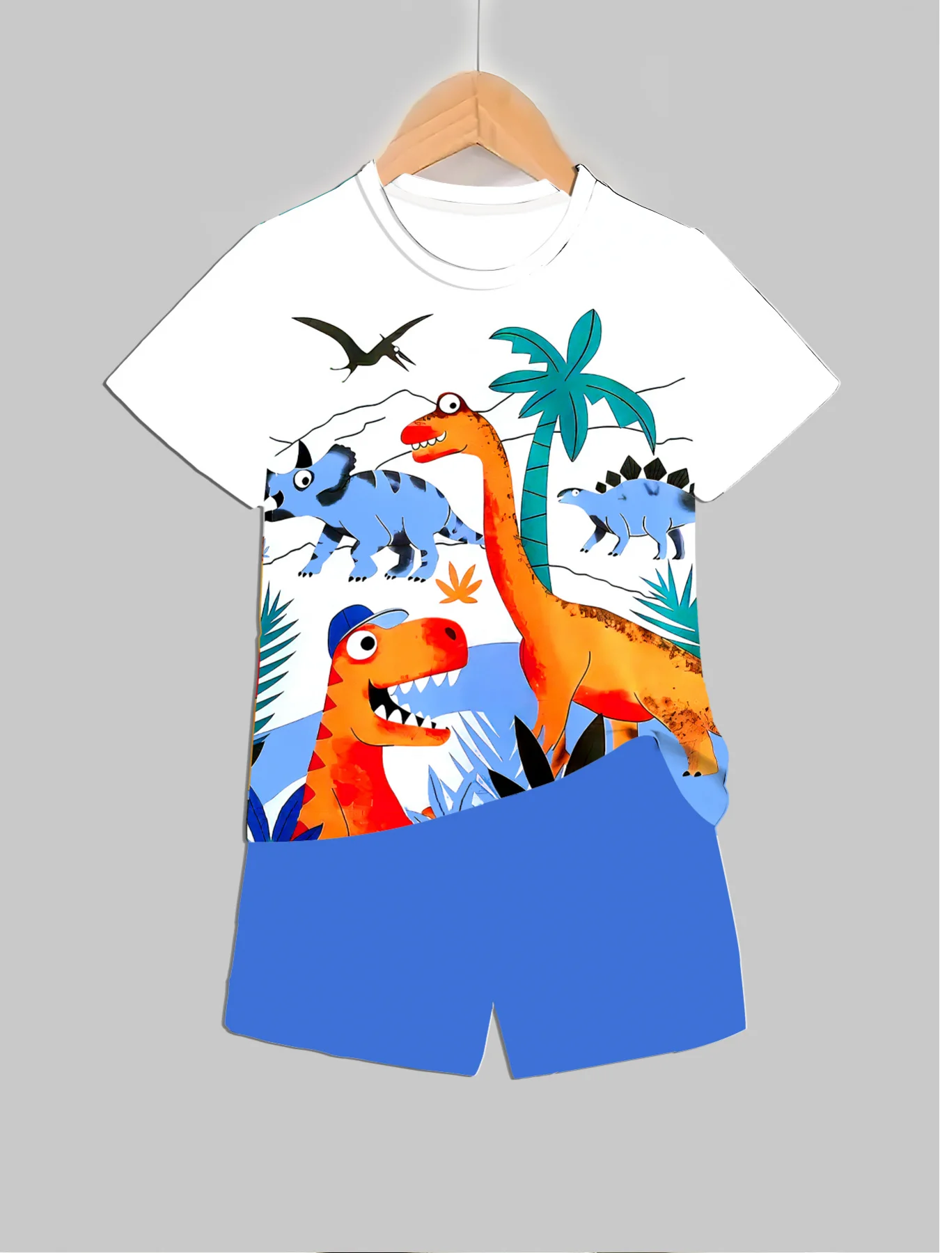 New Dinosaur Printed Outfits T - Baby Clothing Usa recension och pris