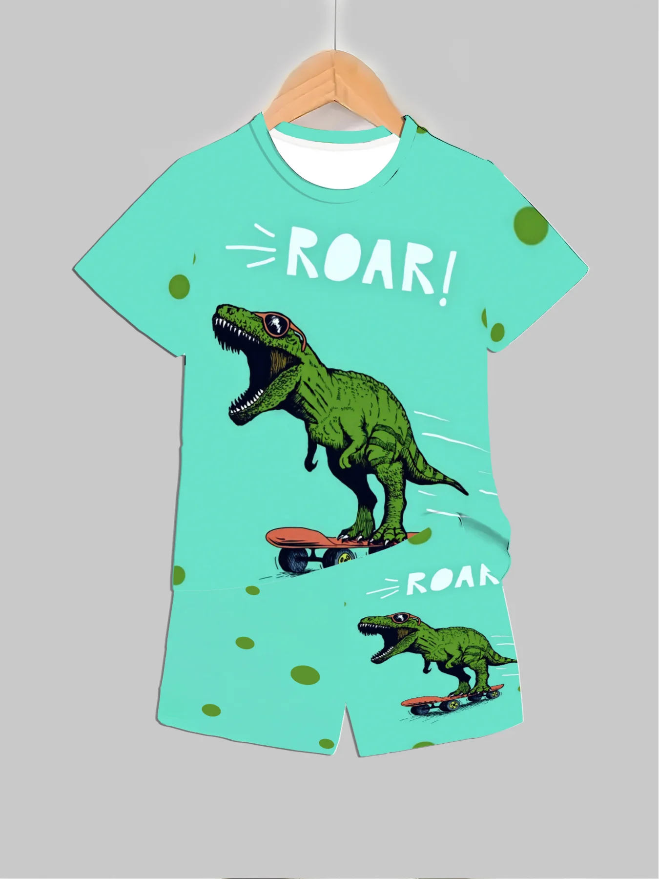 New Dinosaur Printed Outfits T - Baby Clothing Usa recension och pris