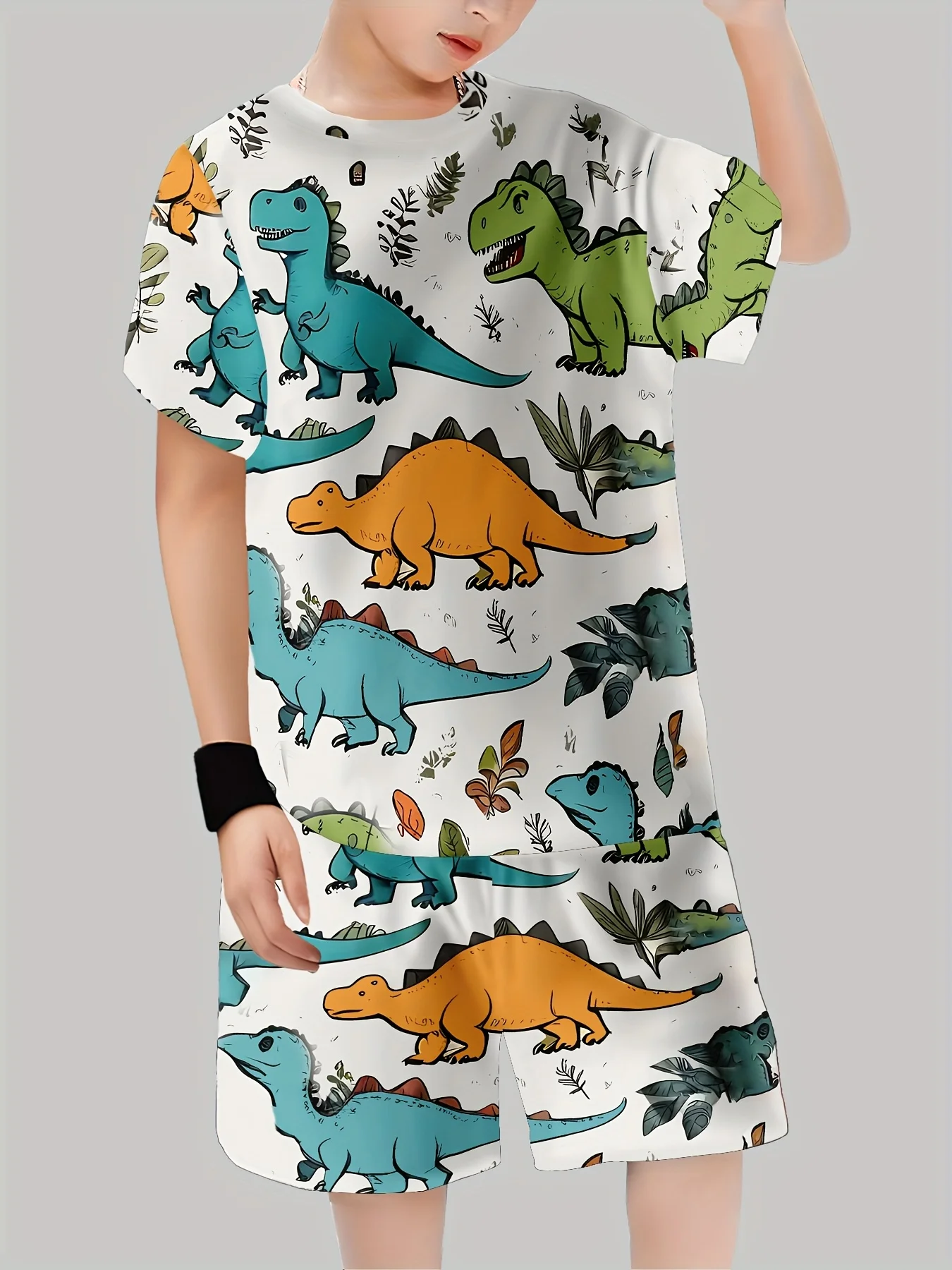 New Dinosaur Printed Outfits T - Baby Clothing Usa recension och pris