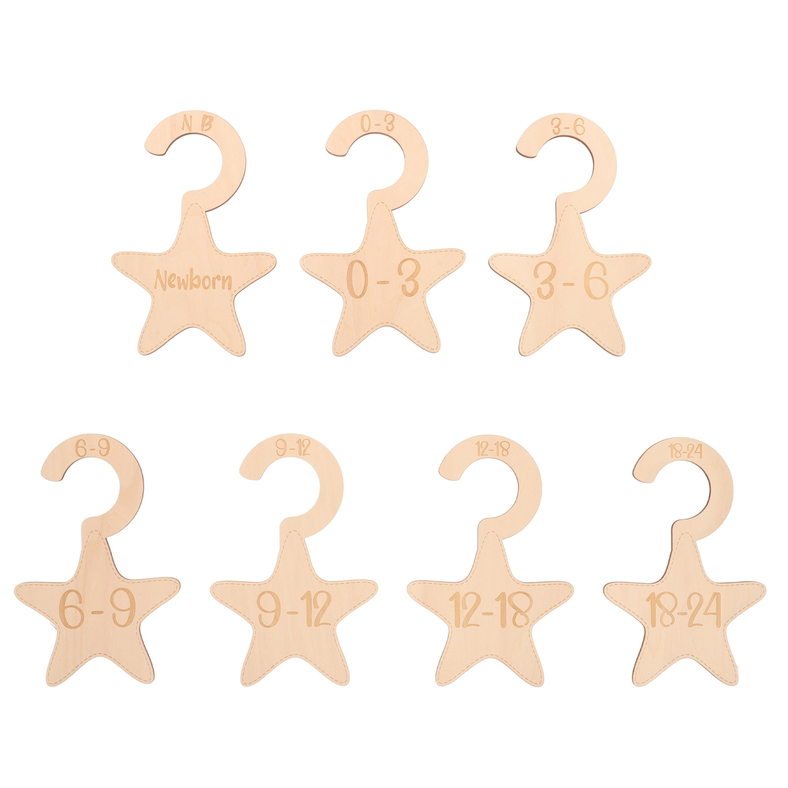 7Pcs Baby Clothes Closet Divid - Baby Clothing Dividers recension och pris