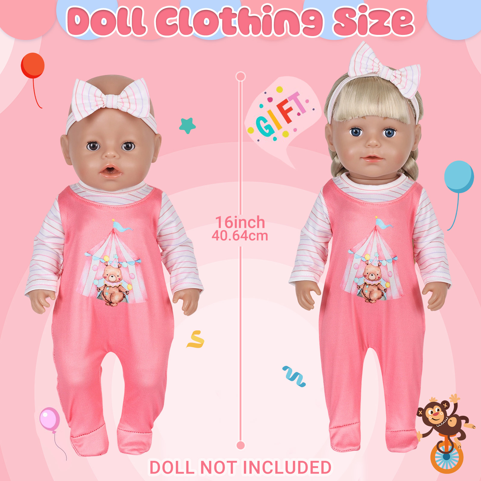 Doll Clothes for 16-18inch 40- - Baby Clothing Usa recension och pris