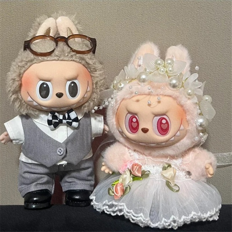 15 17cm For Labubu Doll Weddin - Baby Clothing Usa recension och pris