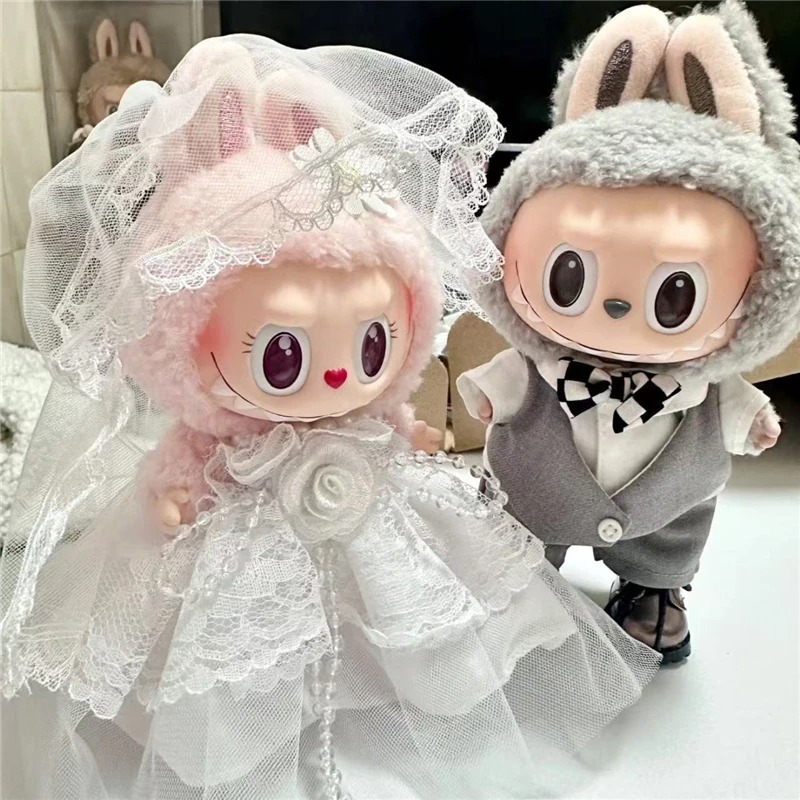 15 17cm For Labubu Doll Weddin - Baby Clothing Usa recension och pris
