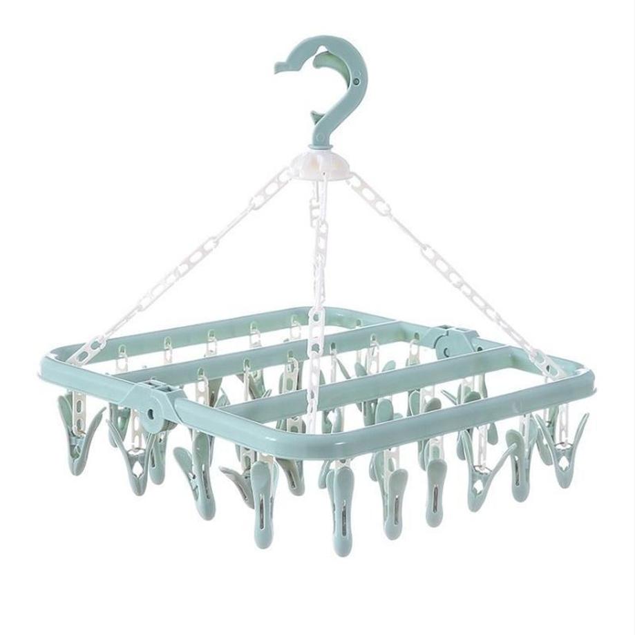 1 Pcs 32 Clips Folding Clothes - Baby Clothing Hanging Rack recension och pris