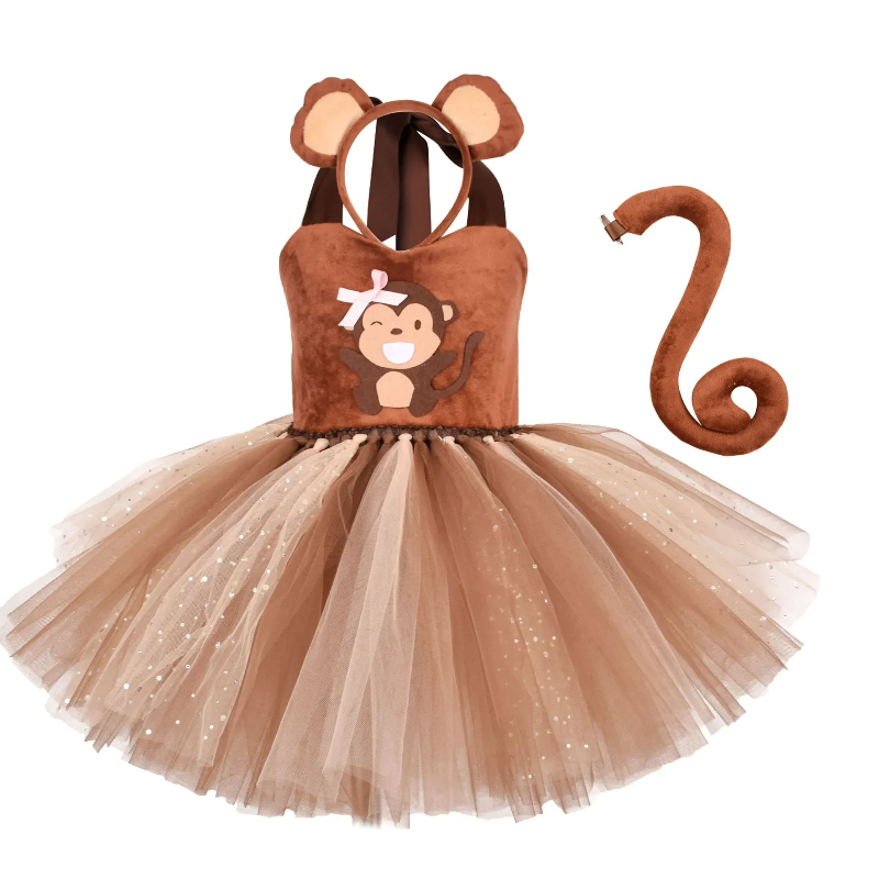 Brown Monkey Tutu Dress for Ba - Baby Clothing Dresser recension och pris
