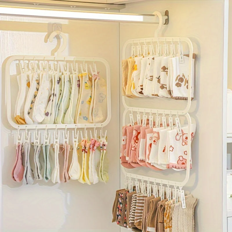Household Multi-clip Baby Hang - Baby Clothing Hanging Rack recension och pris