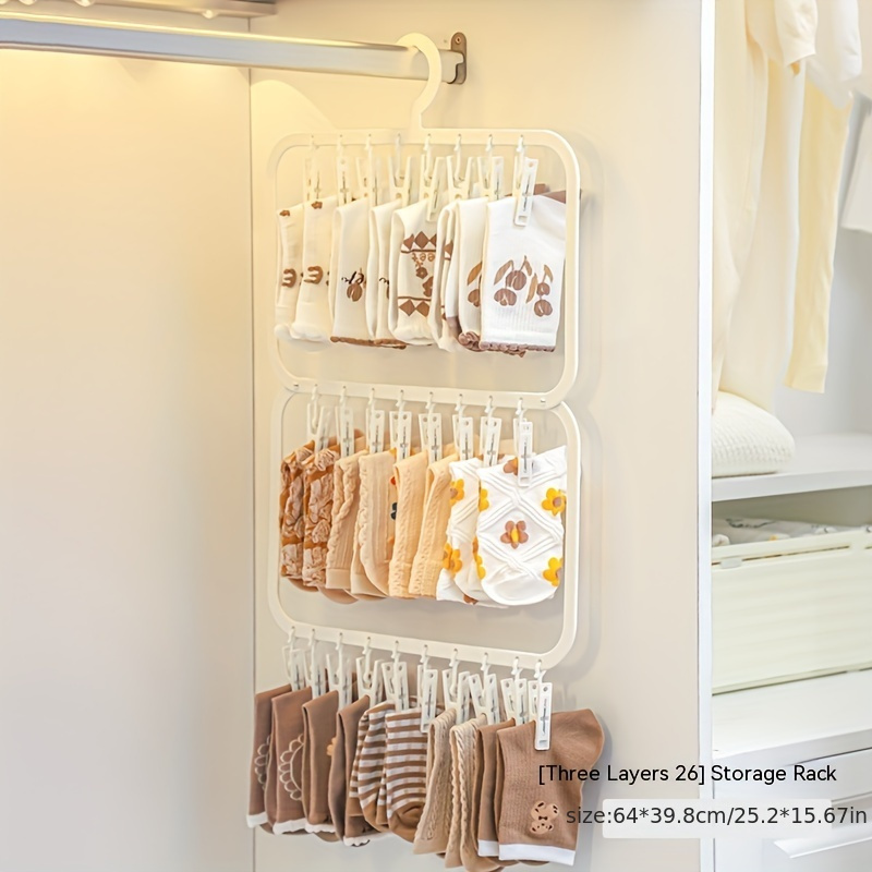 Household Multi-clip Baby Hang - Baby Clothing Hanging Rack recension och pris