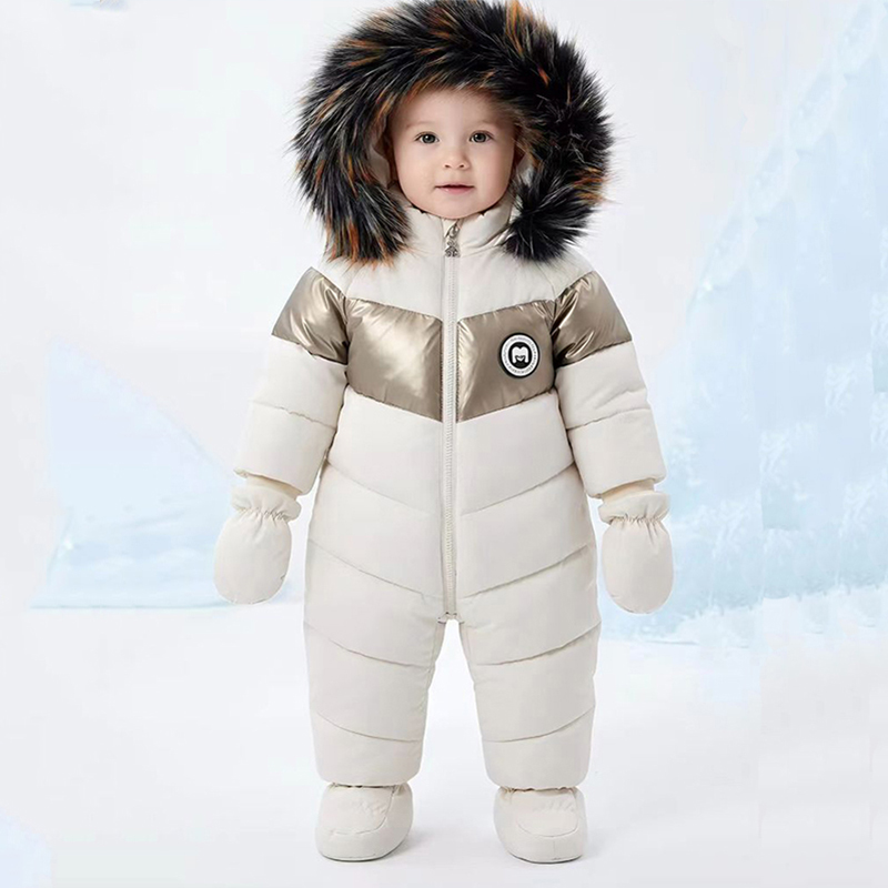 Winter Newborn Baby Romper Wit - Baby Clothing Dividers recension och pris
