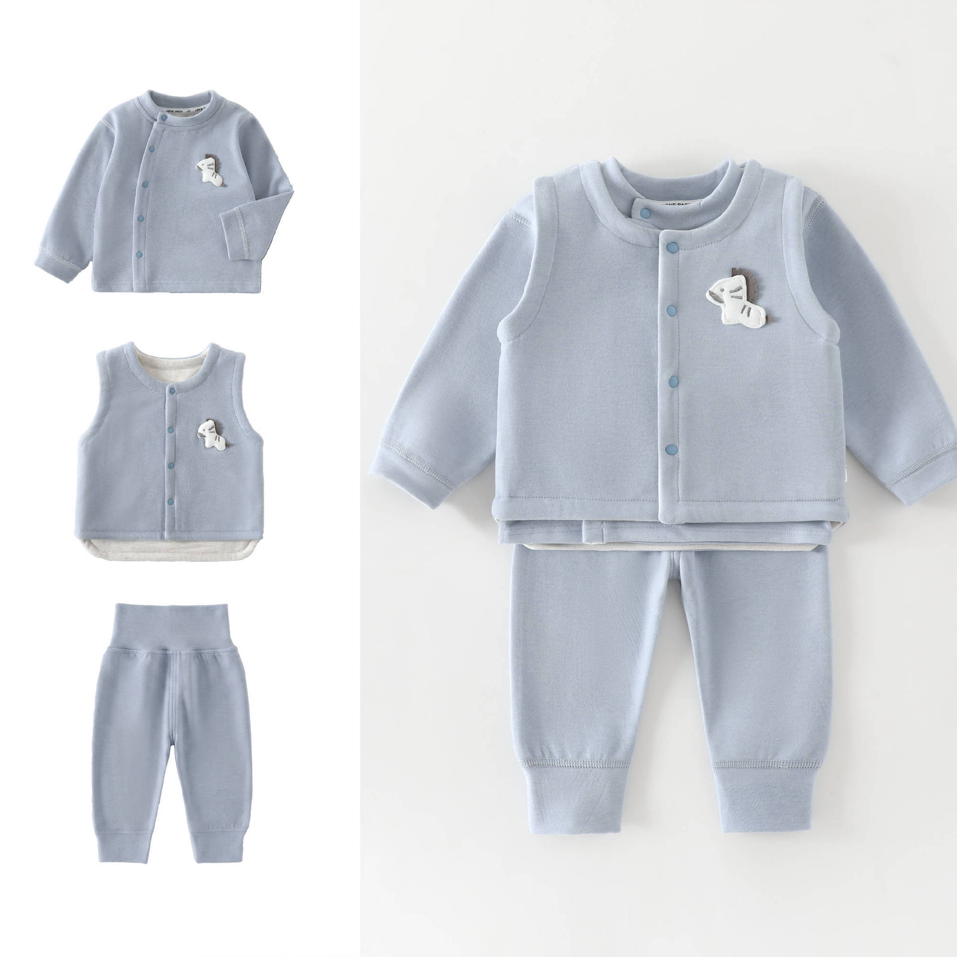 0-4 Year Old Baby Vest+long Sl - Baby Clothing High Quality recension och pris