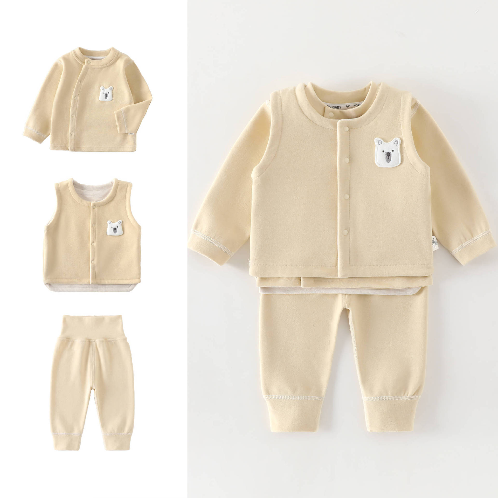 0-4 Year Old Baby Vest+long Sl - Baby Clothing High Quality recension och pris